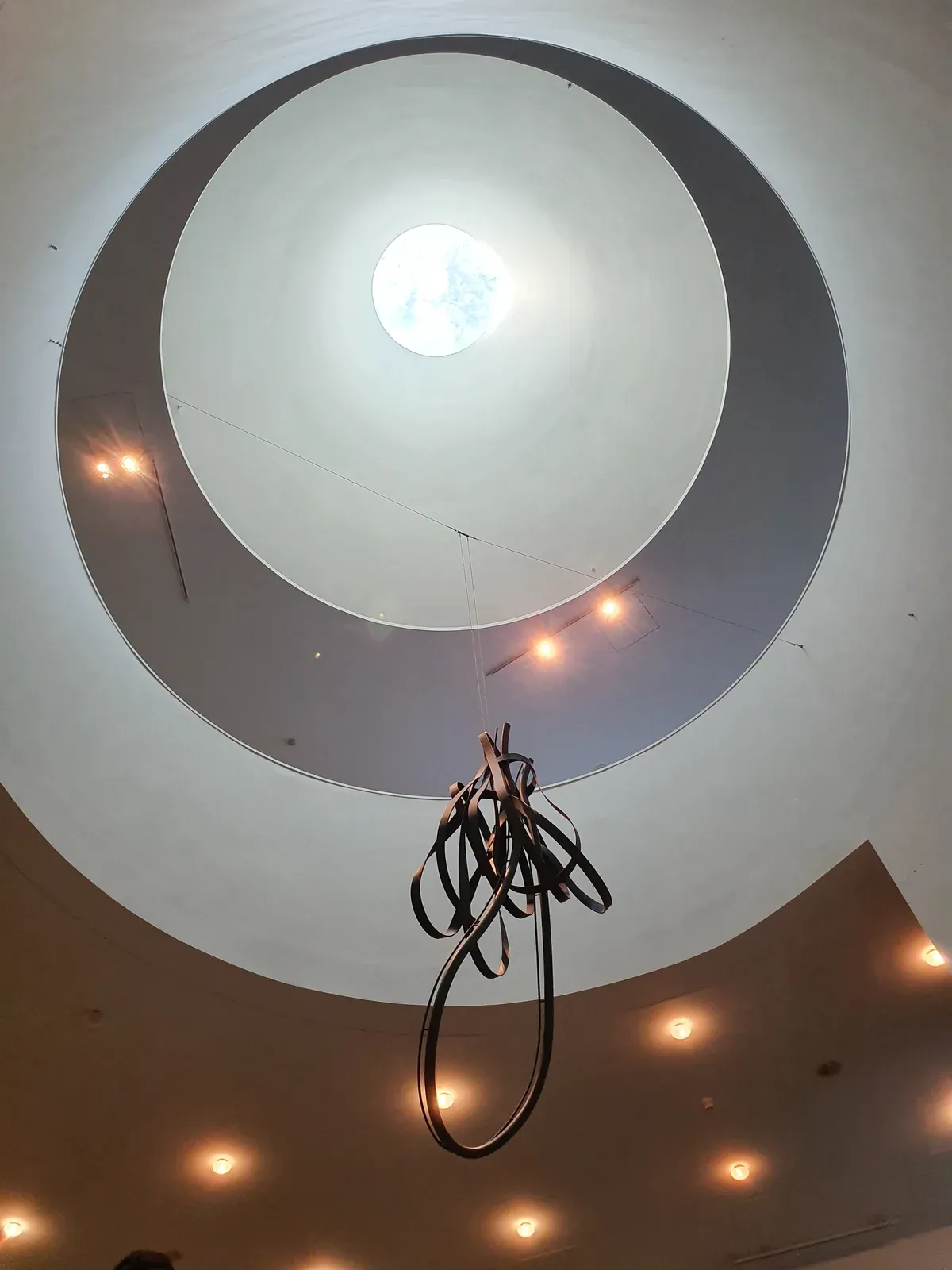 The interior of the Centro Cultural de Belém, one of the museums in Lisbon