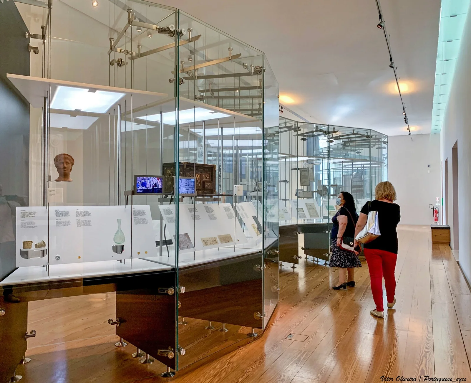 A gallery in the Museu do Dinheiro, inside the former São Julião church, one of the museums in Lisbon